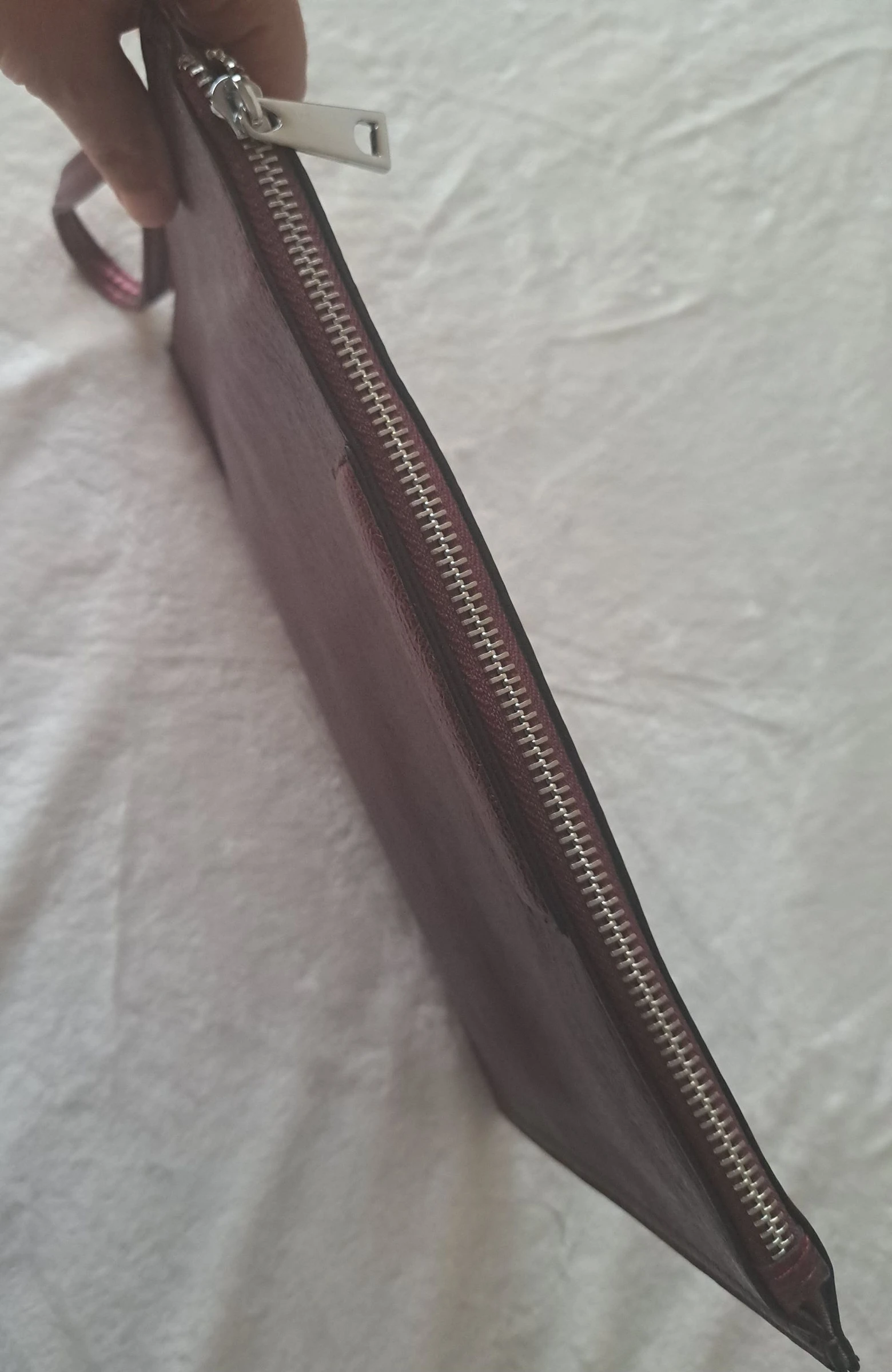 Metallic Gold Wine/Burgundy Bag • Chic Event Accessory – photo 4